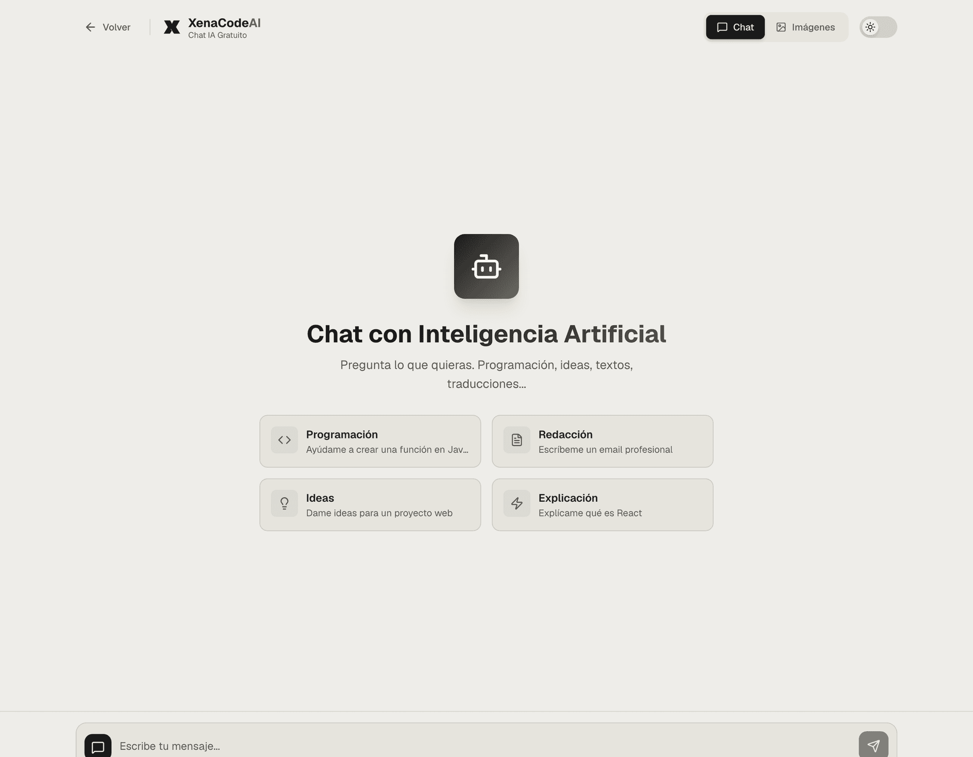 XenaCodeAI - Chat con Inteligencia Artificial